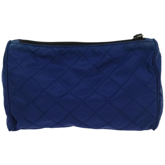 PRADA Quilted Pouch Nylon Blue Auth bs12207 - Picture 2 of 16